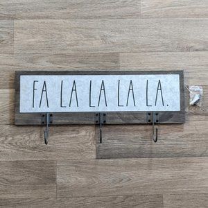 NWT Rae Dunn Christmas Wall Coffee Mug Stocking Hanger